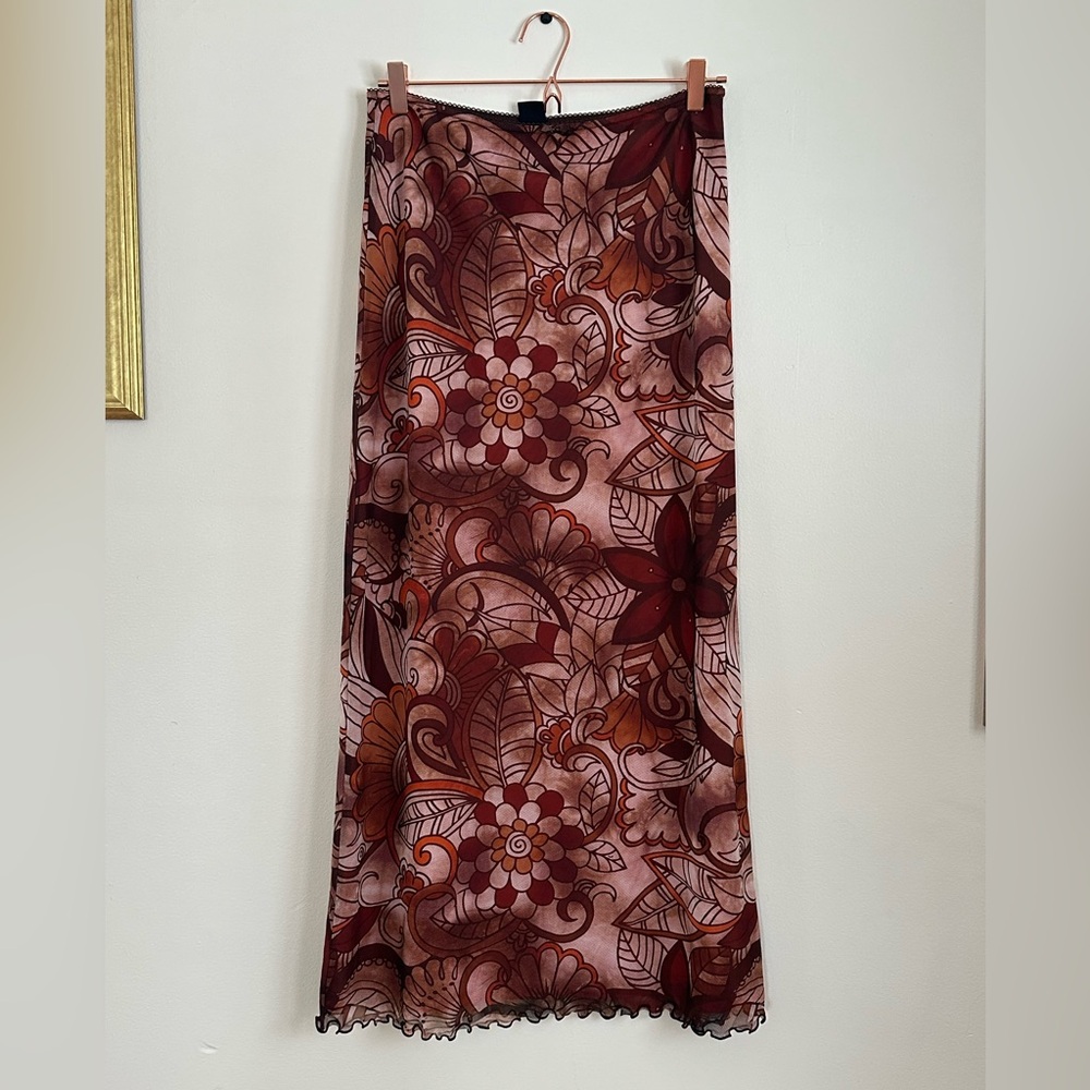 Paisley mesh skirt by UO